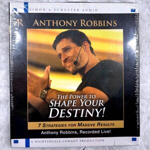 Anthony Robbins The Power to Shape Your Destiny Audio CD 5-Disc Nightingale Gift